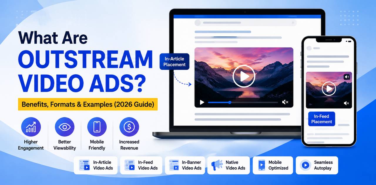 What Are Outstream Video Ads? Benefits, Formats & Examples What Are Outstream Video Ads? Benefits, Formats & Examples